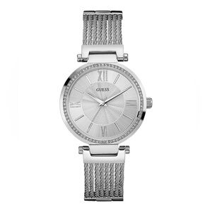 Guess Silver Mesh Women's Watch